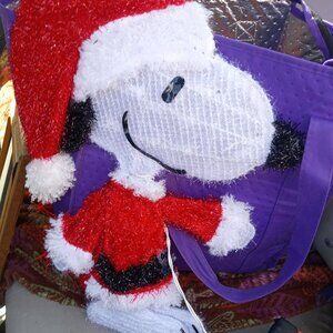 18" Snoopy 2D Pre Lit Christmas Tinsel Light